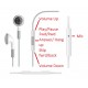 Headphones With Volume, Remote & Mic Apple iPhone 3 4 5 iPod Touch Nano 